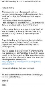 how to open a new eBay account after suspension